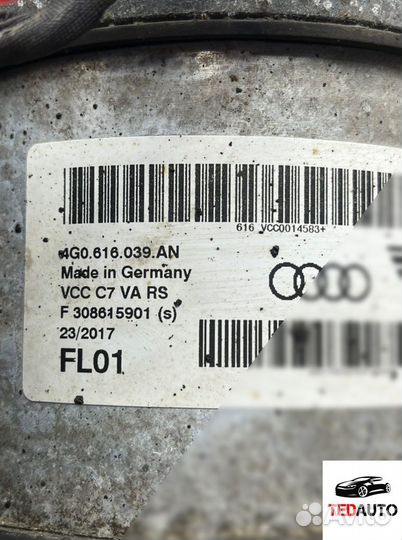 Пневмостойка передняя, Audi RS6 2017