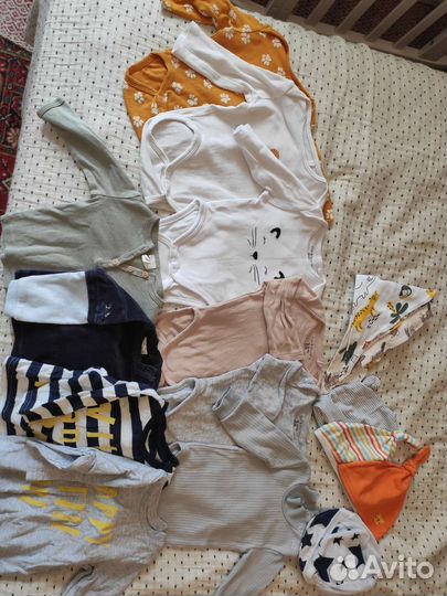 Пакет вещей для малыша 62-68 размер