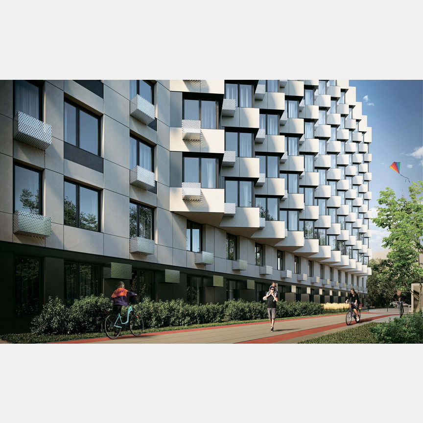 1-к. апартаменты, 45,5 м², 8/9 эт.