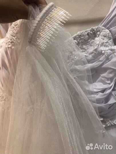 Платье свадебное и фата