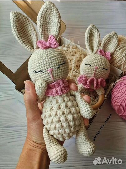 Игрушки для детей (грызунок и погремушка)