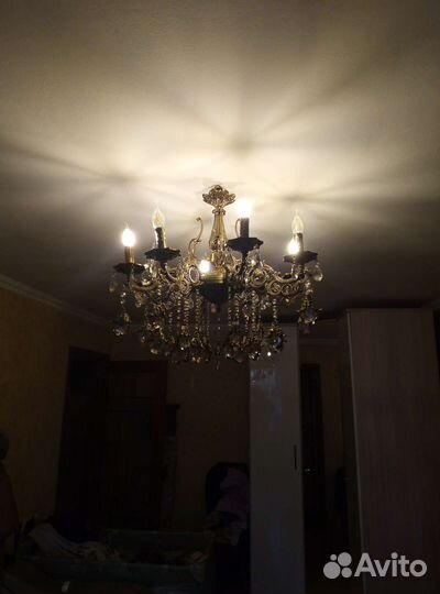 Люстра потолочная италия бу