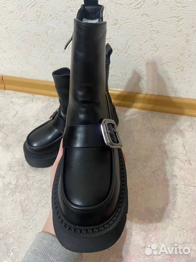 Ботинки челси женские зимние