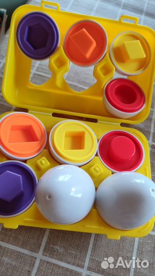 Развивающая игра сортер яйца Монтессори