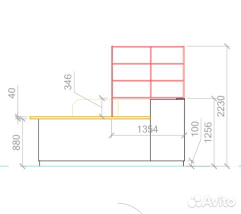 Торговый островок/кофейня/торговая мебель