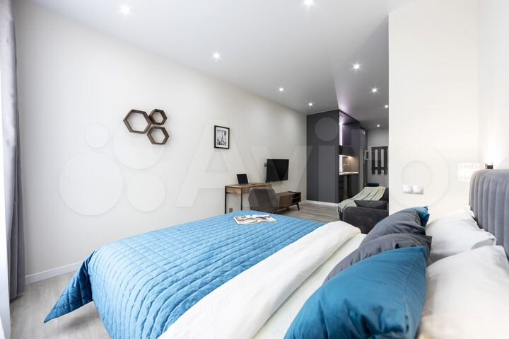 Квартира-студия, 45 м², 6/9 эт.