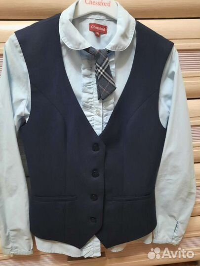 Жилетка для девочки школьная