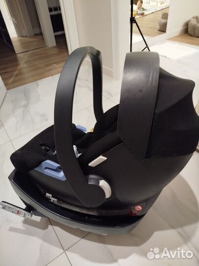 Автолюлька cybex aton с базой isofix