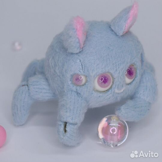 Паук игрушка, подвижный на шарнирах