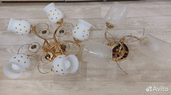 Люстра потолочная бу