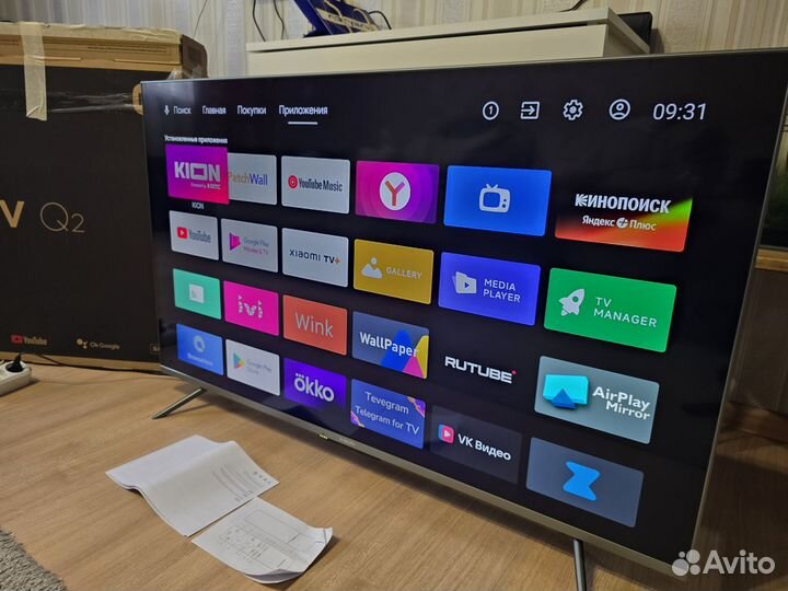 Телевизор qled Огромный Xiaomi 24год