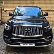 Infiniti QX80 5.6 AT, 2018, 75 000 км, с пробегом, цена 6 200 000 руб.