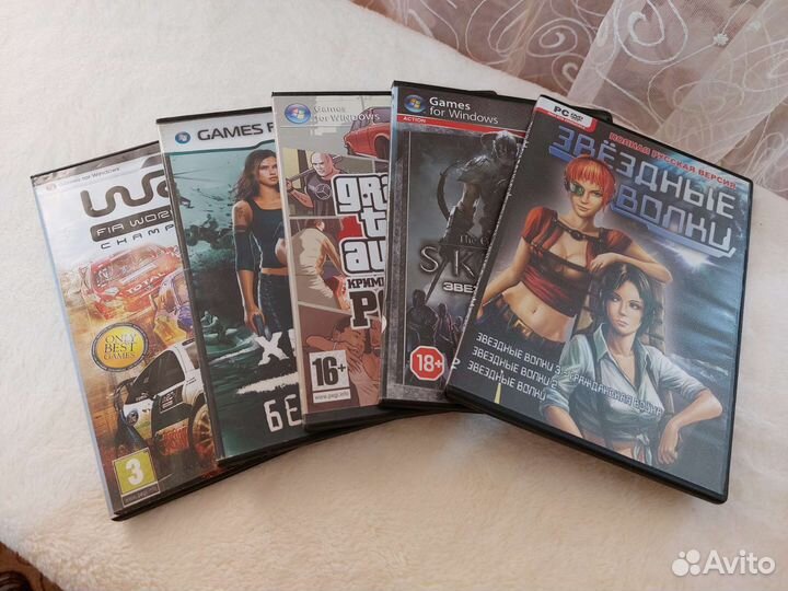 Компьютерные игры диски для пк (набор 25 шт)