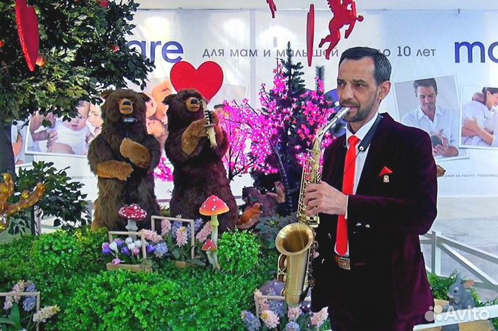 Музыкант, саксофон на праздник-живая музыка