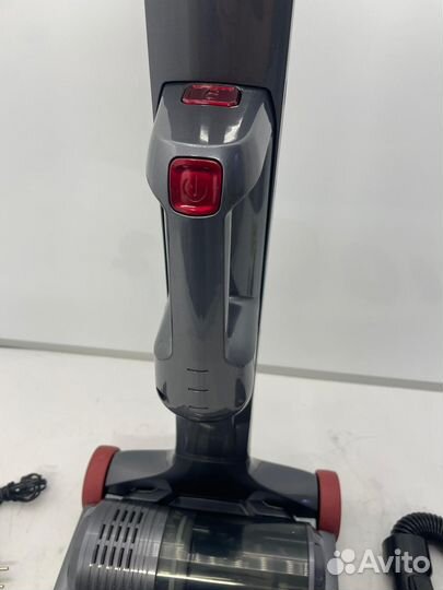 Пылесос Kitfort KT-527, серый/красный