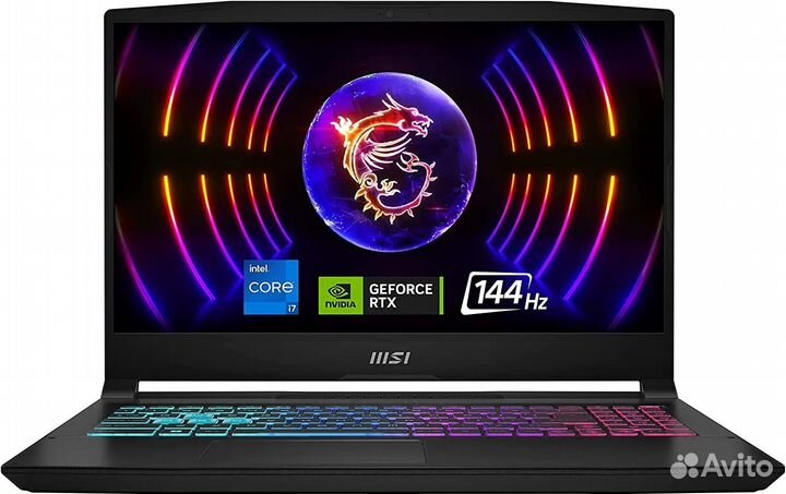 Новый 17.3 Katana 17 B12V i7/16DDR5/512/4060 8гб