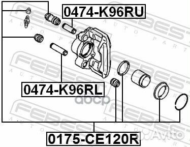 Рем.к-т диск.торм. d34 Sumitomo Toyota Celica 1.8