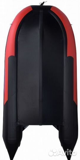 Надувная лодка gladiator C370AL черная/красная