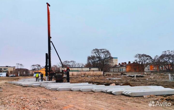 Фундамент на жб сваях