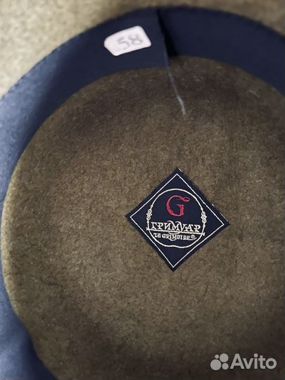 Шляпа фетровая женская, новая