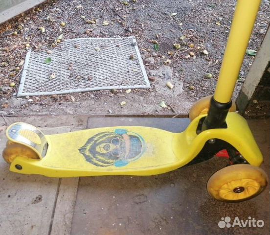 Самокат 3х колесный
