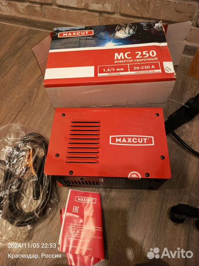 Сварочный инвертор maxcut MC 250