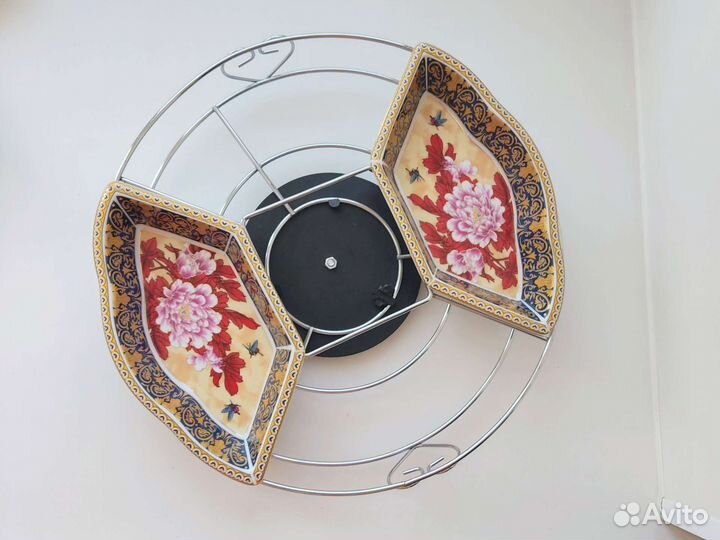 Менажница фарфоровая