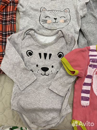 Детские вещи пакетом для девочек 62-68