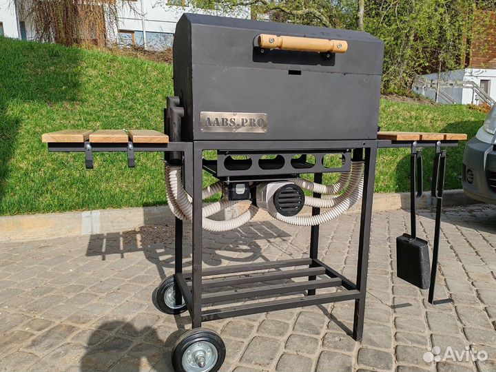 Мангал с электроподдувом и сенсерным управлением