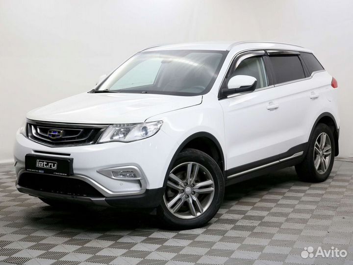 Джили атлас 2016. Белый Geely Atlas i 2.4 at (149 л.с.) с пробегом