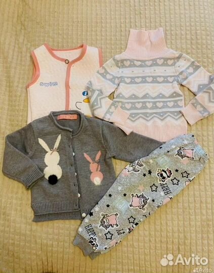 Детские вещи пакетом на девочку 92