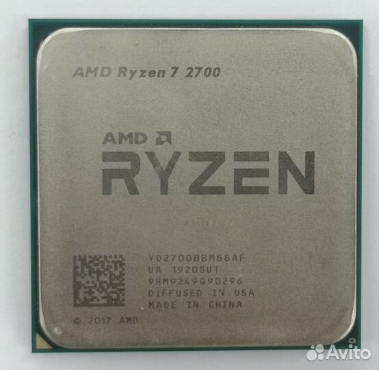 Процессор ryzen7 2700