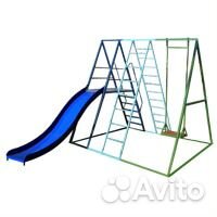 Спортивный городок с горкой сг-4