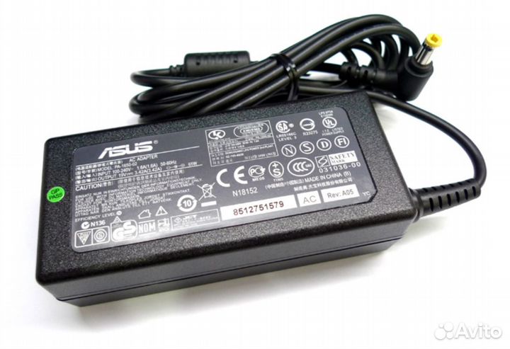 Зарядные устройства для ноутбуков Asus HP Lenovo