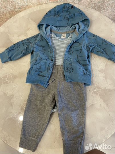 Костюм тройка carters 9-12 мес 74-80 для мальчика