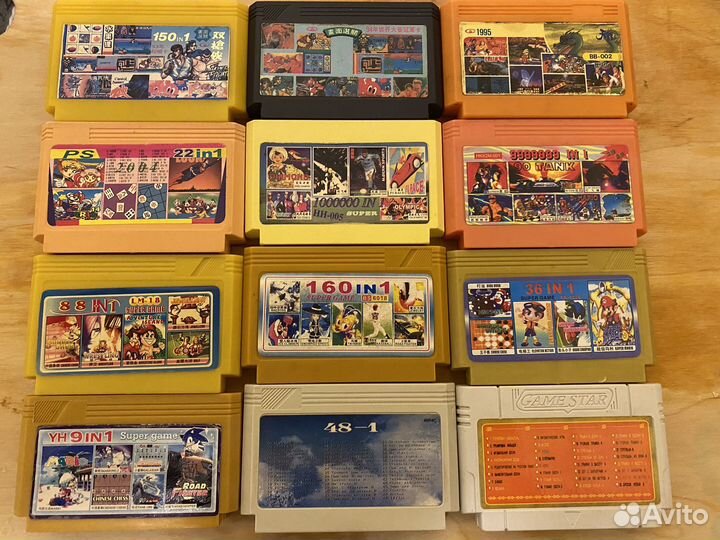 Картриджи на Денди