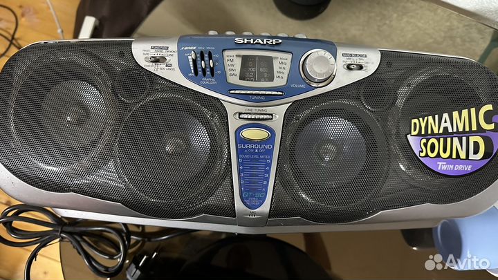 Магнитофон sharp кассетный