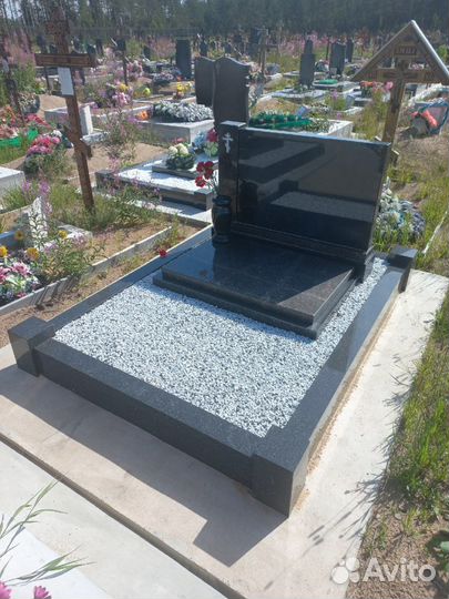 Установка памятника, памятник на могилу