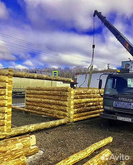 Сруб баньки 6/4+2м