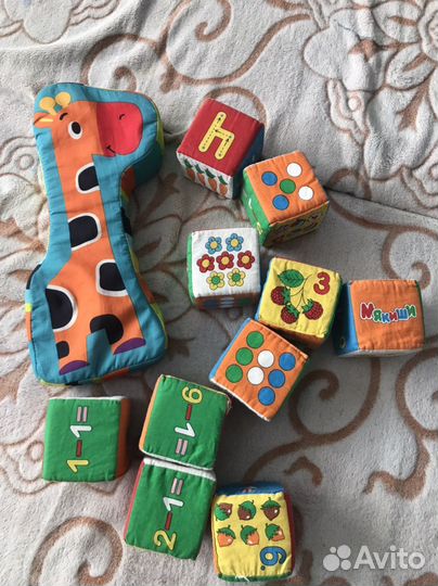 Кубик мягкие