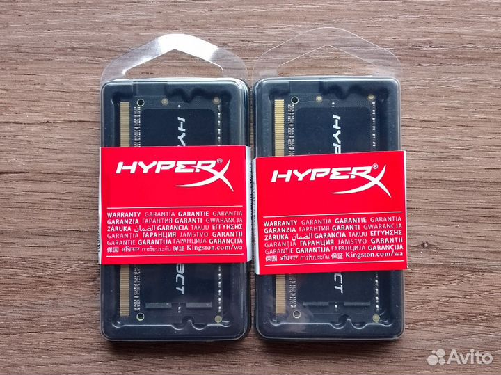 Ddr3l 16gb (8gb*2) 1600Mhz Kingston HyperX пломба