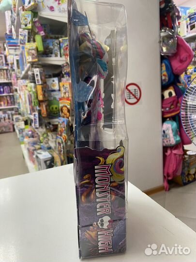 Кукла монстр хай в коробке лагуна блю
