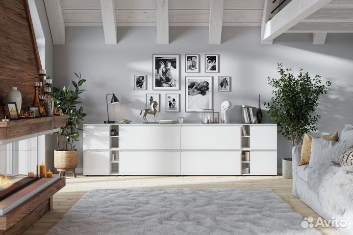 Тумба подвесная белая, доставим за 1 день