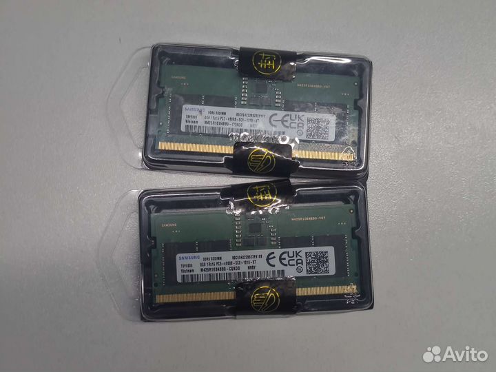 Оперативная память DDR5 8GBX2 4800MHz