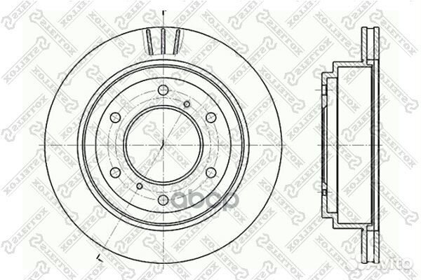 Диск торм. зад. 60203041VSX Stellox