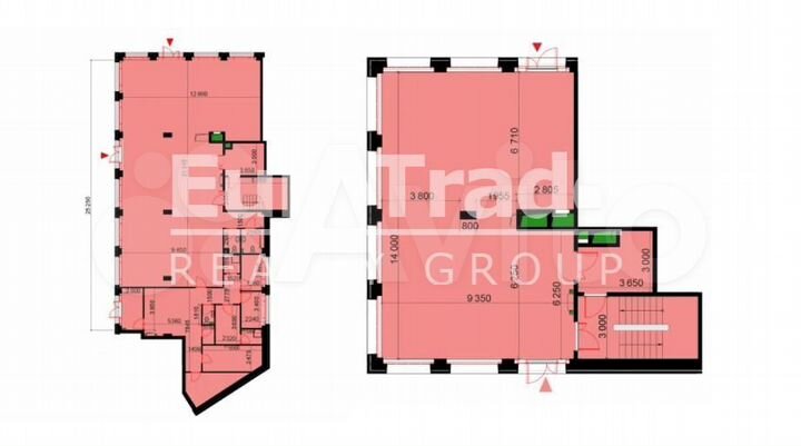 Сдам торговое помещение, 531 м²