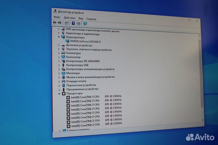 Компьютер Core i7 с GTX