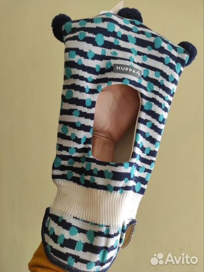 Шапка шлем huppa зима демисезон новый