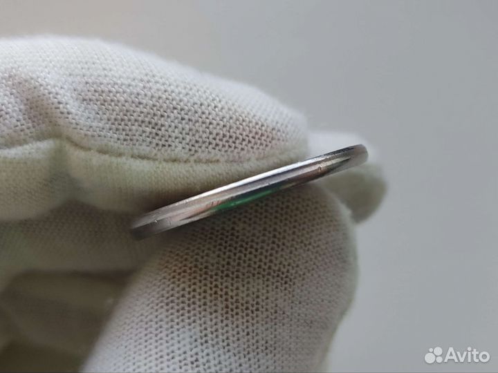 Редкий брак 25 рублeй гладкий гурт