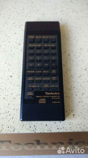 Редкий пульт для сд Technics EUR-64798